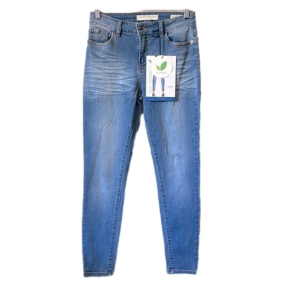 Most Denim Eco Friendly Curvy Push Up Skinny Jeans Juniors 5
